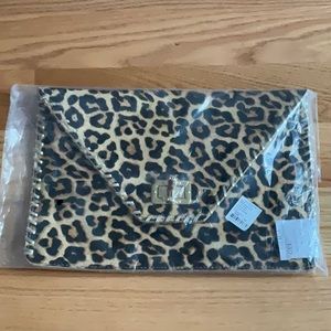Lilly Pulitzer Leopard Clutch NWT